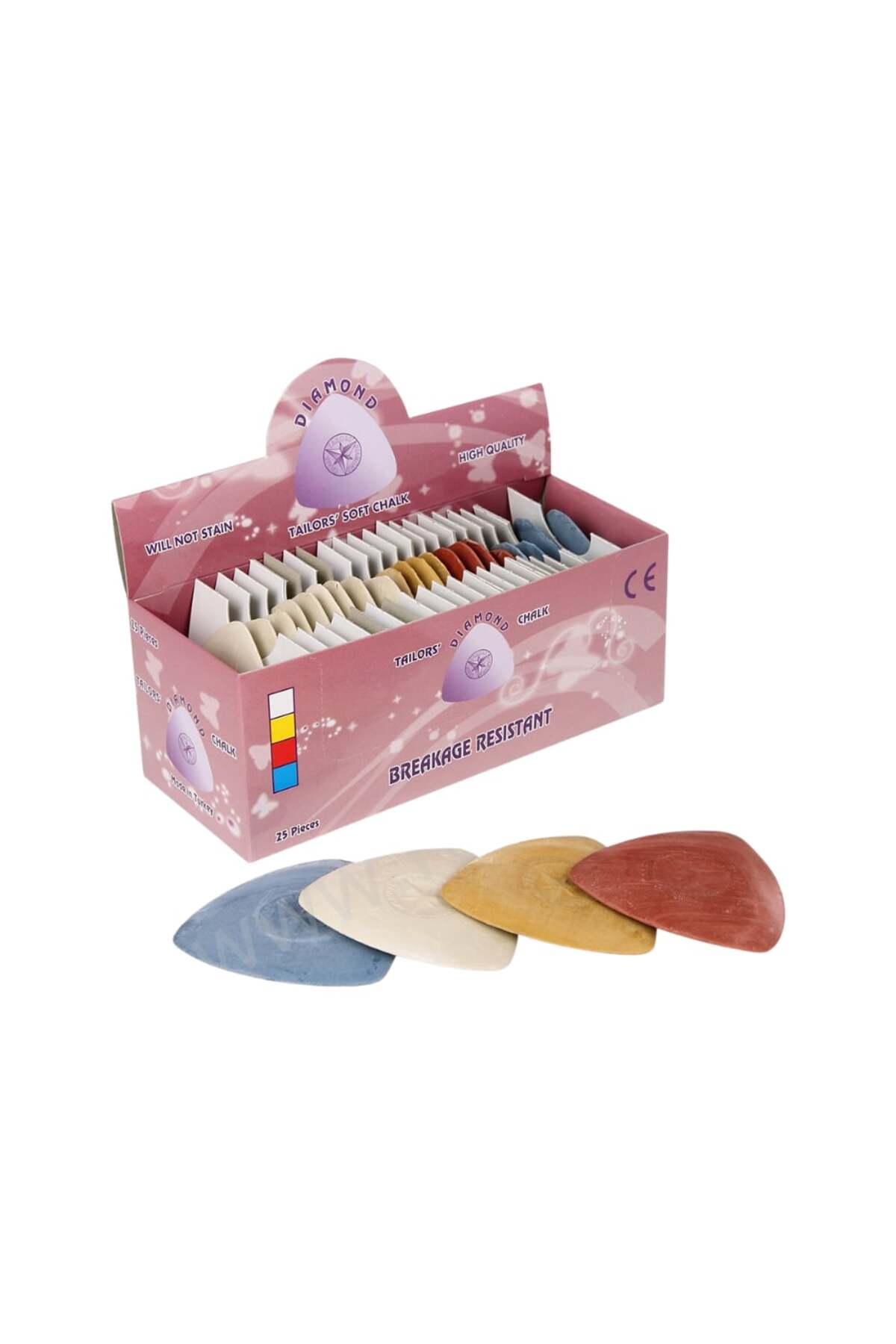 DİAMOND ÇİZGİ TAŞI MAVİ RENK 25 ADET