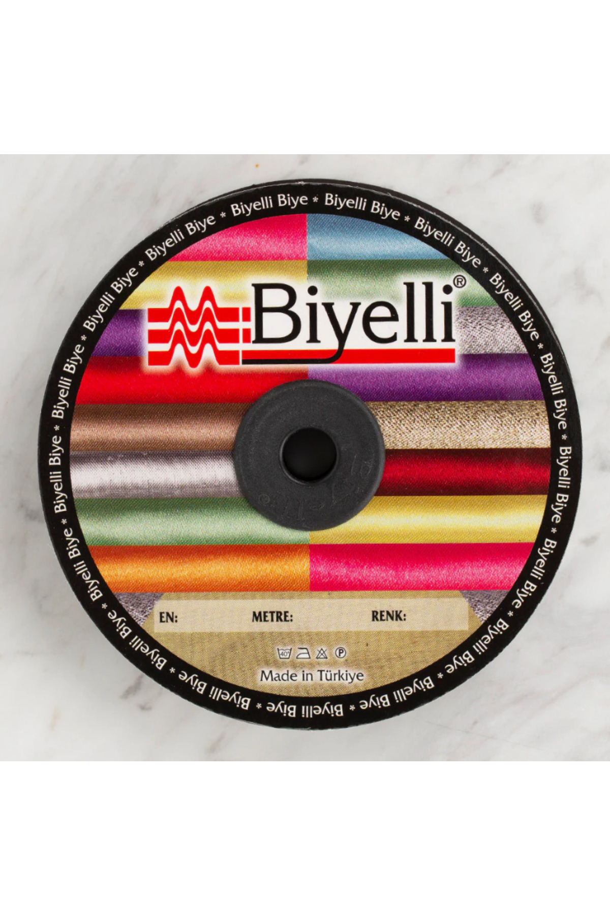 Biyelli Saten Biye Sarı