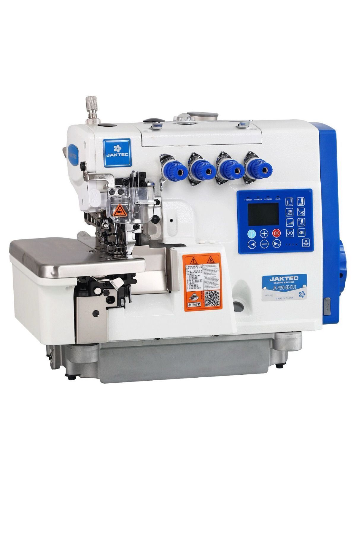 JAKTEC F950 4 İp Elektrikli Otomatik Overlok Makinesi