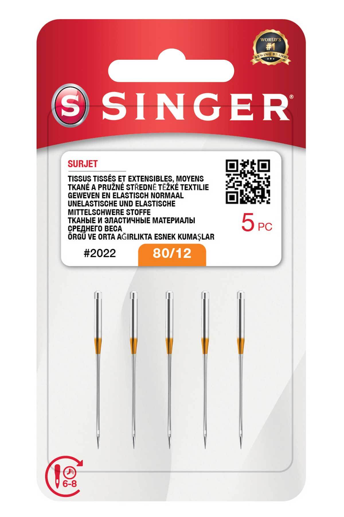 Singer Overlok İğnesi 2022 80-12