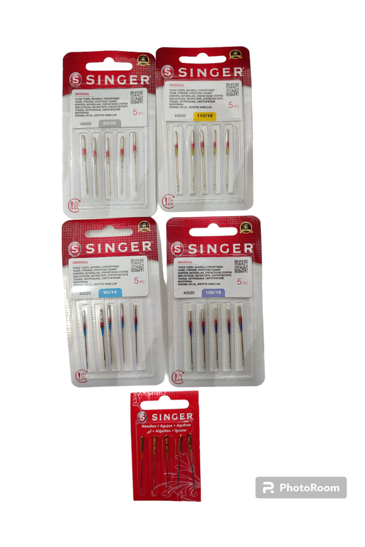 Singer 8 11 14 16 18 No Karma Dikiş Makinesi İğnesi