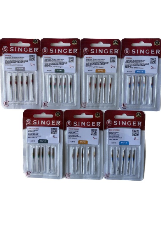 SINGER Standart & Jarse Iğne Seti 7'li Paket